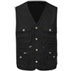 YOUTHUP Gilet da Uomo Multitasche Sportivo Gilet da pesca Chiusura a Bottone Vest Safari Caccia Fotografi Outdoor Giacche