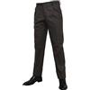 shop casillo Pantalone Uomo Classico Flanella Due Pence 46 48 50 52 54 56 58 60 (Marrone, 56)