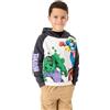 Marvel Avengers Felpa con Cappuccio Bambino | Felpa con Cappuccio Bicolore Superhero Graphic per Bambini in Grigio | Film Movie Art Merchandise Regalo