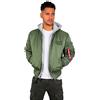 Alpha Industries MA-1 D-Tec Bomber Jacket per Uomo Sage-Green