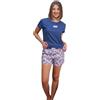 Pyrex Pigiama Corto Donna in Cotone Jersey Art.PPD2200 Lilla S