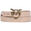 Pinko Love Berry H2 Belt Vitello Set, Cintura Donna, Rosa (O81q_cipria-antique Gold), XS