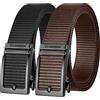 Fairwin Cintura elastica da uomo in tessuto intrecciato