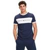 Tommy Hilfiger T-Shirt Uomo CN SS Tee Logo Flag Con Scollo Rotondo