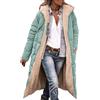 Generico Piumino Donna Lungo Invernale Parka Giacca Double Face Cappott con Cappuccio Leggero Antivento Trapuntato Giacca Taglie Forti Piumini Elegante Maniche Lunghe Imbottita Giubbotto (17,3XL)