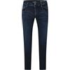 REPLAY Jeans da Uomo Slim Fit Anbass Hyperflex Dust, 007 Blu Scuro., 40W x 34L