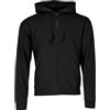 Fruit of the Loom Felpa con Cappuccio da Uomo con Zip Frontale, Nero, S