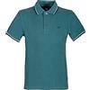 nazarenogabrielli Nazareno Gabrielli Polo Uomo Manica Corta 100% Cotone Piquet. Colletto e Manica con righino in Contrasto Colore. Logo Piccolo Ricamato. Taglie M, L, XL, 2XL, 3XL, 4XL, 5XL, 6XL