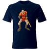 Generico T-Shirt Dirk The Daring Dragon Lair Retrogaming Videogame Vintage (IT, Testo, M, Regular, Regular, Blu)