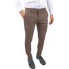 Cristiano Battistini Pantaloni Uomo sartoriali Slim Fit Casual Eleganti Invernali