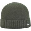 Melegari Berretto di Maglia con Risvolto | Beanie Sirmione | Misto Lana, Viscosa, Poliammide e Cashmere | manifattura Italiana | Unisex (IT, Numero, 54, 61, Verde Loden)
