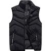 Kobilee Gilet Uomo Cotone 100 Grammi Trapuntato Gilet Giacca Invernale Senza Cappuccio Corto Giubbotto Imbottita Leggero Piumino Smanicato Senza Maniche Caldo Giubbotto Smanicato