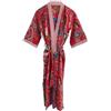 RAJBHOOMI HANDICRAFTS Abito, Rosso, XL-XXL