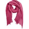 JOPHY & CO. Sciarpa 100% Lino Donna Uomo Leggera Elegante (fucsia)