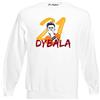 Generico Natale 2023 - Felpa Girocollo Dybalamask di Paulo Dybala Invernale Unisex Uomo Donna Bambino Bianca o Nera