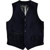 Solovedress Gilet in lana formale Regular Fit gilet tuta gilet per matrimonio Groomsmen