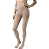 Beman 409A - Collant Medicali K1 Classe 1, Compressione Graduata 15-21 mmHg, Punta Aperta Unisex, Tallone Rinforzato e Cuciture Piatte, Elastici Resistenti (Beige, S)