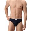 Saggio Cagi Set 6 Pezzi di Slip a Vita Bassa 1244 in Morbido Jersey in Puro Cotone con Conchiglia Anatomica Senza Cuciture Uomo Profumatore Blu 6