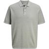 JACK & JONES Jjegeorge-Polo a Maglia SS SN, Iceberg Green/Detail:w. Cloud Dancer, M Uomo