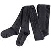 Weri Spezials Collant da donna in lana - anche con doppio tassello compatto 1:1 a costine e rombi. La merce è adatta anche a stature fino a 164 cm., antracite rombo, 40-42