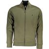 U.S. GRAND POLO FELPA CON ZIP UOMO VERDE