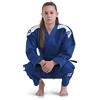 GREEN HILL JUDOGI Bianco Blu Professional IJF Approved Judo GI Kimono Unisex (160 Plus, Blu)