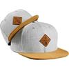 Soulbuddy Set di 2 Cappellini da Basecap Coordinati papà e Figlio - Snapback cap Traspiranti Uomo e Bambino - Look Mini Me Famiglia - Idea Regalo Originale (IT, Testo, L, Grigio Chiaro)