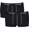 Sloggi Start Hipster Confezione da 4, Nero , M