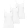 Ladeheid Canottiera Donna Cotone con Spalline Sottili Intimo Donna Confortevole, Canotta Donna Canottiere Donna Cotone, Top Donna Elegante, Set di 3 Pezzi LA40-263