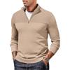 COOFANDY Maglione da Uomo 1/4 Zip Invernale