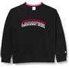 Champion Legacy Legacy Color Punch W - Light Powerblend Fleece Crewneck Felpa, Nero, Donna FW23