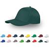 pubblienne 10 Cappellini Personalizzati Logo, Immagine e Testo - Cappello 100% Cotone - Cappello Uomo e Donna Visiera Baseball - Stampa Foto, Gadget Personalizzabili (IT, Testo, Taglia unica, Verde Scuro)