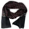 Emila Sciarpa nera elegante uomo da pashmina foulard leggero fular da signore per ragazzo ragazza donna in seta morbida di moda business lavoro autunno inverno 2025 2026 Nero