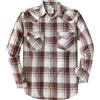 Dubinik® 6 oz Camicia Flanella Uomo Invernale Camicia Uomo Flanella Cotone | Western, Cowboy, Con Bottone Automatico, Quadri, Cotone Traspirante, Tessuto Pre-ristretto, Due Tasche Con Patta