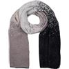 styleBREAKER sciarpa da donna con sfumatura di colore pixel, calda sciarpa invernale con effetto ombré, transizioni di colore multicolore 01017161