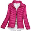 KeYIlowys Piumino Leggero Primaverile E Invernale Tinta Unita Colletto in Piedi Slim Plus Size Piumino Corto da Donna