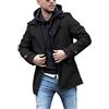 VIVICOLOR Cappotto Giacca a da Uomo Trench Corto Cappotto di Media Lunghezza Cappotto da Esterno