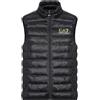 EA7 Uomo Gilet In Piumino, Black/Gold, XXL