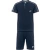 Lotto Pigiama Uomo Estivo in Fresco Cotone Jersey Manica e Pantalone Corto Vari Modelli (IT, Testo, XL, Regular, Regular, 1197 Blu)
