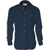 Saint Barth Mc2 Uomo Camicia Manica Lunga LCM0001-Voile Cotone Blu Scuro L