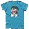 3stylershop T-Shirt Uomo Gigi la Trottola - Cartoni Anni 80