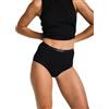 Modibodi mutandine slip bikini a prova di perdite con super assorbenza per la notte 40ml, Nero / puro piacere, 44 Plus