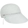 Seeberger Berretto Uni Rollable Crochet Donna - Cappellino Estivo Visiera da Sole con Estate Primavera/Estate - Taglia Unica Verde Menta