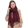 DonDon Sciarpa Donna Invernale Sciarpa Inverno Scialle Stola morbida e calda 185 x 65 cm