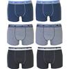 Sweet Years Boxer Elasticizzati Mutande Uomo Aderenti 6 Pezzi Varie Fantasie (L, 828)