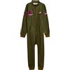Top Gun: Maverick Top Gun Fleece Onesie Ufficiale Maverick Tom Cruise Volo Tuta per Ragazzi Costume Da Fighter Pilot Verde Tuta Dress-Up Pigiama Tuta Loungewear Pjs