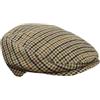 Melegari Berretto a Quadretti Classico | Varazze | Uomo/Donna | Made in Italy (59, Beige)