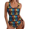 FWJZDSP Costumi da Bagno da Donna Vintage Anni '70, Costumi da Bagno contenitivi, Costumi da Bagno
