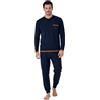 Navigare Pigiama da Uomo in Cotone Art. 841976 Blu L