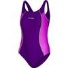 Aqua Speed Luna Costume da Nuoto Ragazza | Costume da Bagno Monopezzo | 104-158 | Protezione UV | rviola - Viola Scuro - Verde - 48 | Taglia: 146 cm